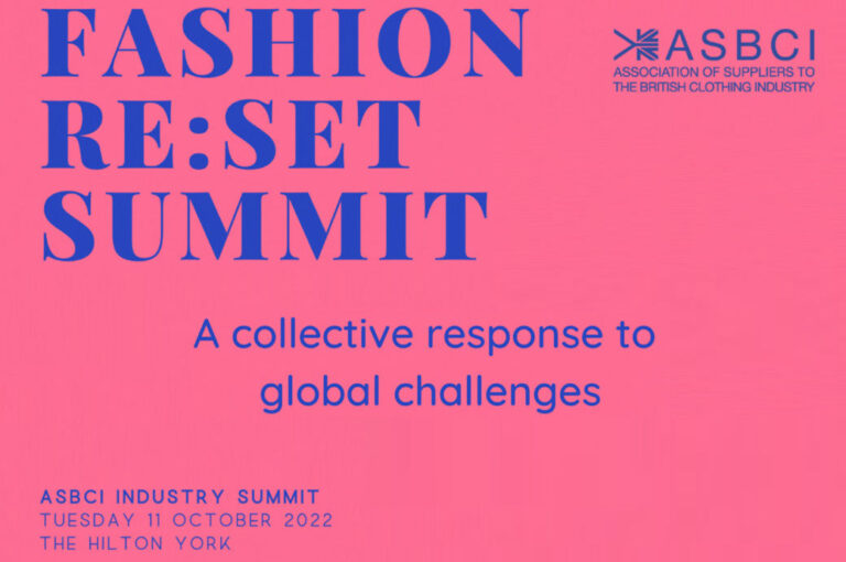 ASBCI Fashion Re:set Summit scheduled for October 11 in UK