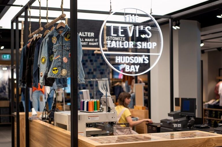 Levi’s shop-in-shop opens at Hudson’s Bay in Vancouver, Canada