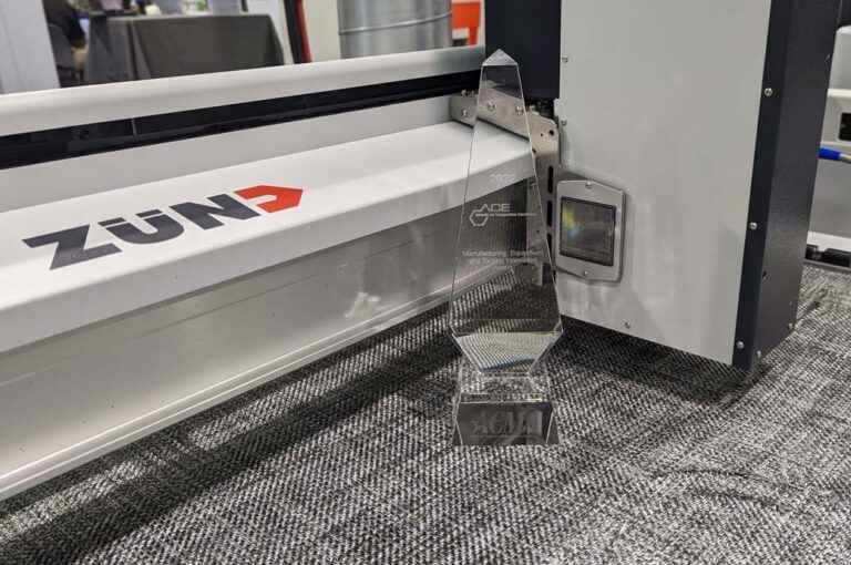 Zund’s heat sealing module bags US’ CAMX composites industry award