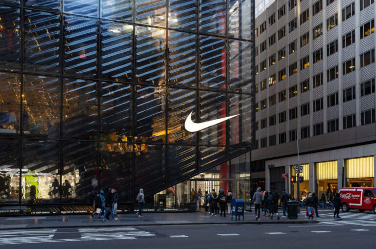 US brand Nike’s revenue increase 10% in Q1