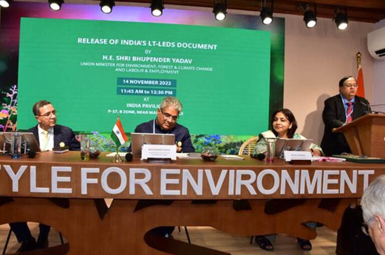 India unveils Long-Term Low Emissions & Development Strategy at COP27