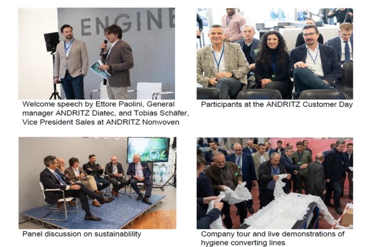 Andritz hosts customer day for absorbent hygiene products in Italy