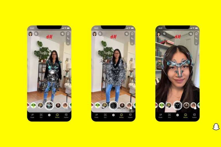 US’ Snapchat & H&M introduce digital fashion collection