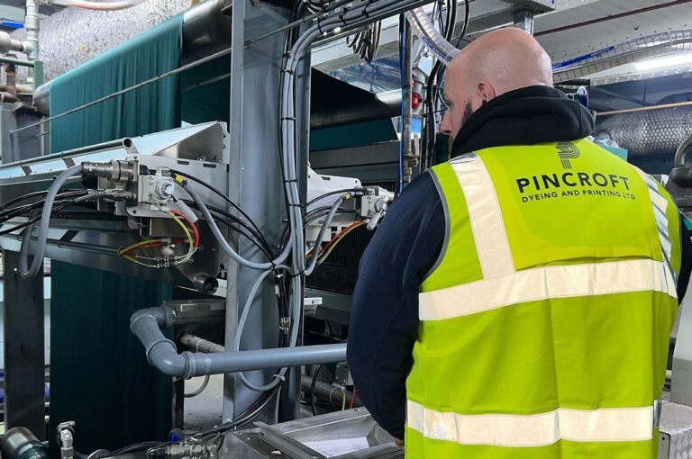 UK’s Pincroft adopts Baldwin machine for sustainable fabric finishing