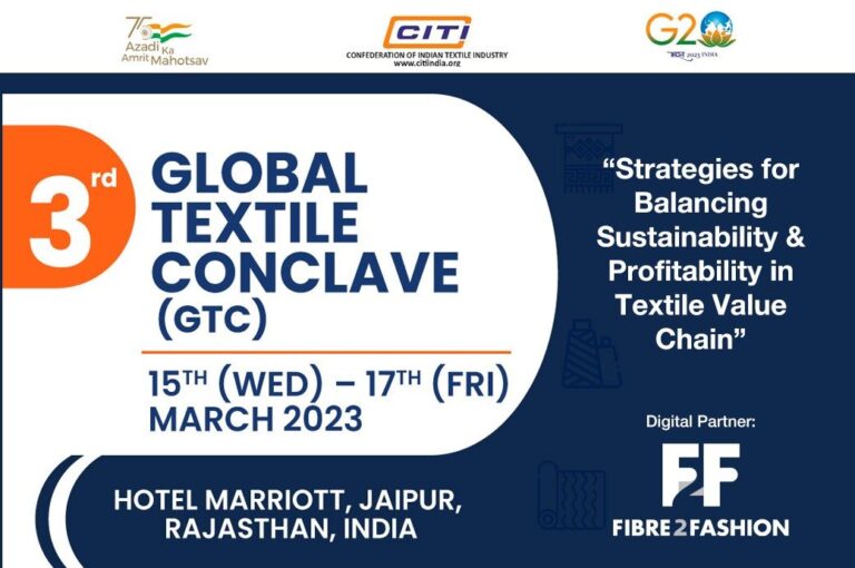 CITI’s GTC 2023 in Jaipur, India to cover entire textile value chain